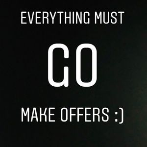 Everything must go! Please make offers
